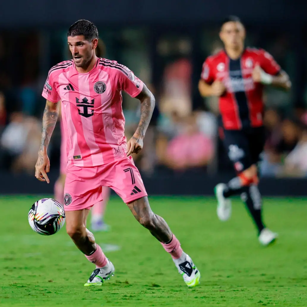 El debut del argentino fue contra Atlas por la Leagues Cup y tendrá contrato hasta 2029. Foto: GETTY. 