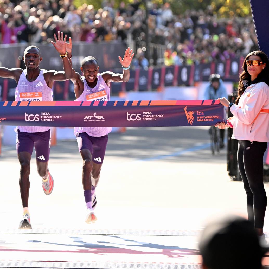 Competidores en la Maratón de Nueva York 2025. Foto: Getty