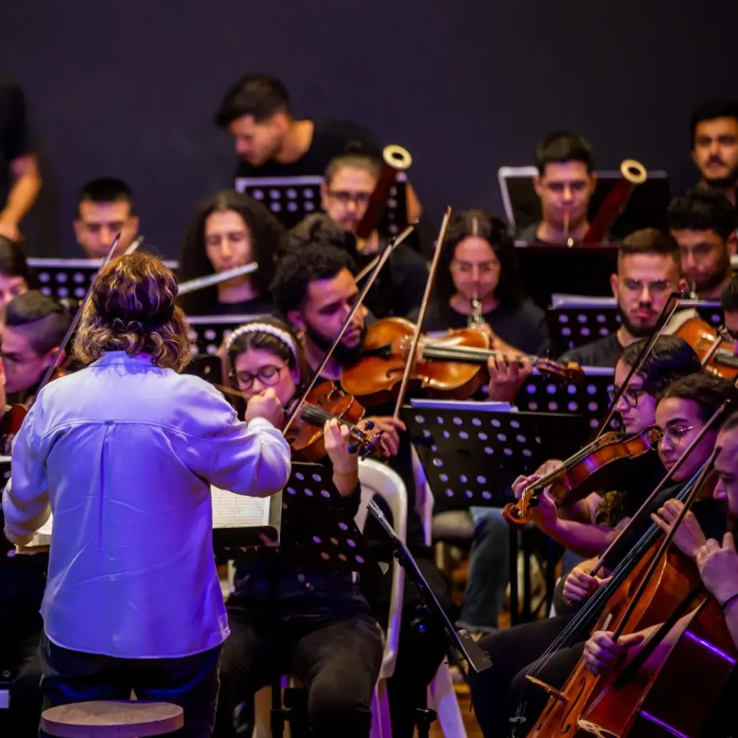 <span class="mln_uppercase_mln">La</span><b><span class="mln_uppercase_mln"> Orquesta Departamental de Antioquia, la primera de carácter 100% público, tendrá presentaciones en el marco de la Bienal 2025. FOTO: CAMILO SUÁREZ</span></b>