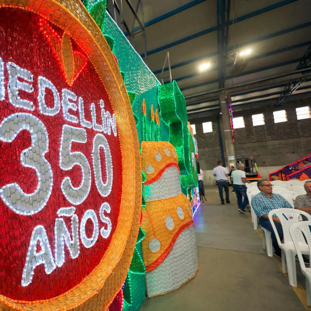 La temática de los alumbrados navideños estará enfocada en los 350 años de Medellín y los 70 años de EPM. FOTO: CAMILO SUÁREZ