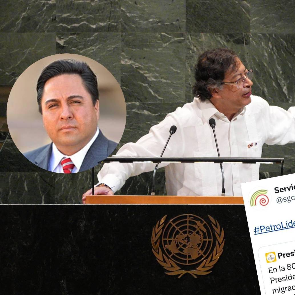 El discurso del presidente Petro duró 40 minutos y ha sido el más radical hasta la fecha. Será el último ante ese organismo porque el mandatario termina su periodo en agosto de 2026. FOTO<b> Presidencia</b> 