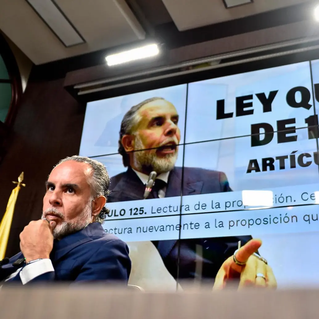 Según el ministro, hay un antecedente que corrobora su tesis: la consulta anticorrupción de 2018, cuando sí se habría leído la proposición. “Allí se presentó un concepto favorable a la proposición”. <b><span class="mln_uppercase_mln"> </span></b>FOTO<b><span class="mln_uppercase_mln"> Colprensa</span></b>