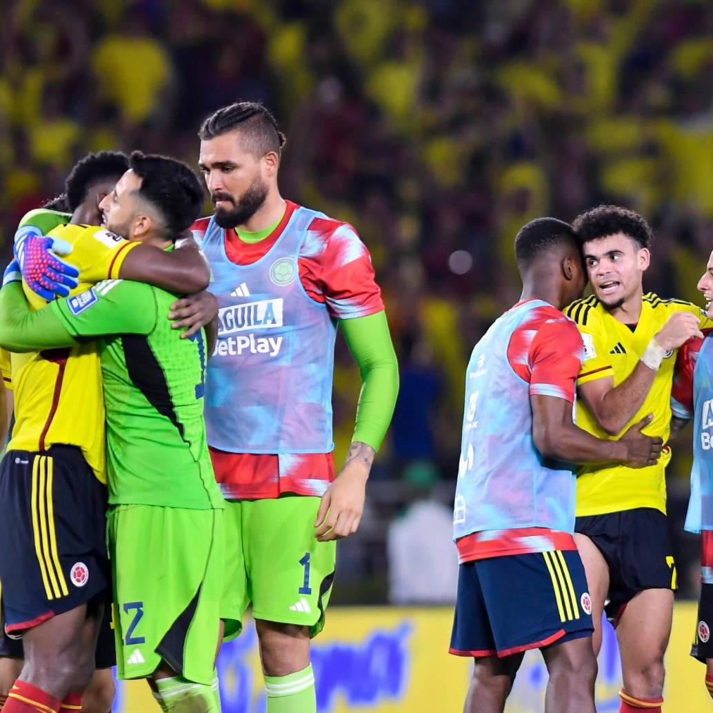 La Selección Colombia se ubica en la tercera posición de las Eliminatorias al Mundial 2026. FOTO: GETTY