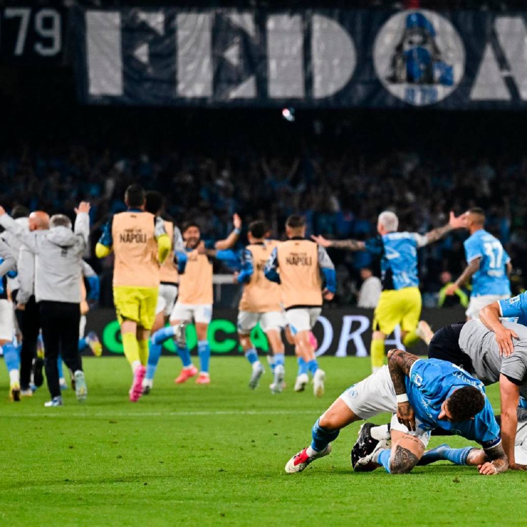 Nápoles lideró la tabla de posiciones de la Serie A con 84 puntos. FOTO: GETTY