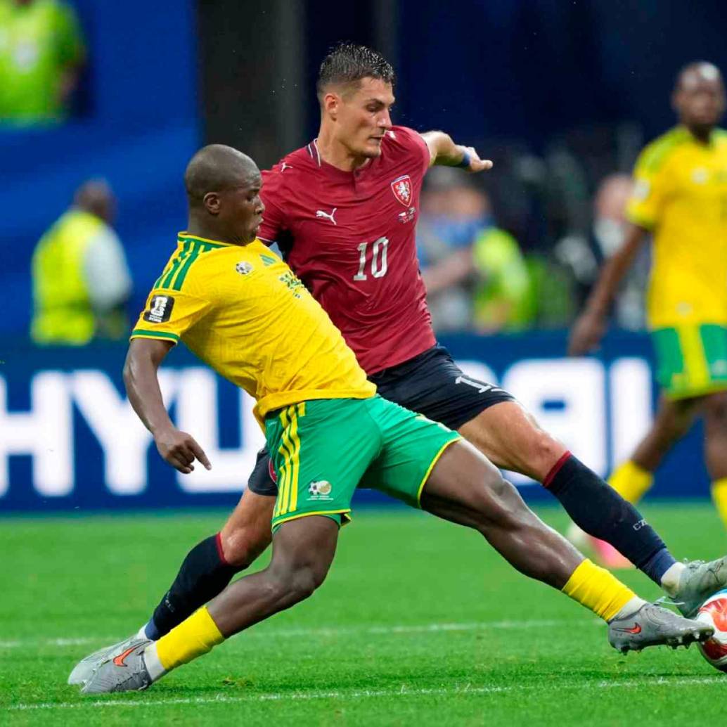 Sudáfrica y República Checa empataron 1-1 en el duelo de la segunda fecha de grupos en el Mundial de Norteamérica. FOTO GETTY 