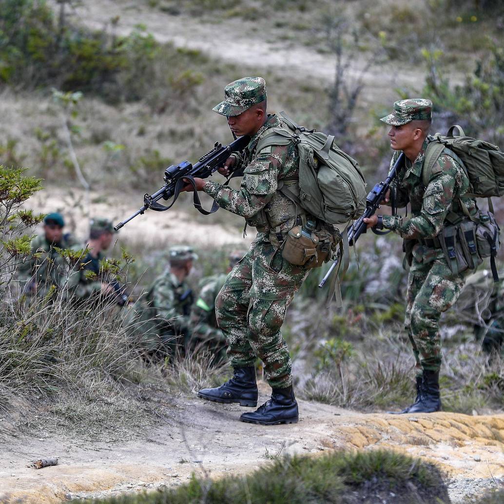 Imagen de referencia de miembros del Ejército en el Norte de Antioquia. Foto: Manuel Saldarriaga Quintero