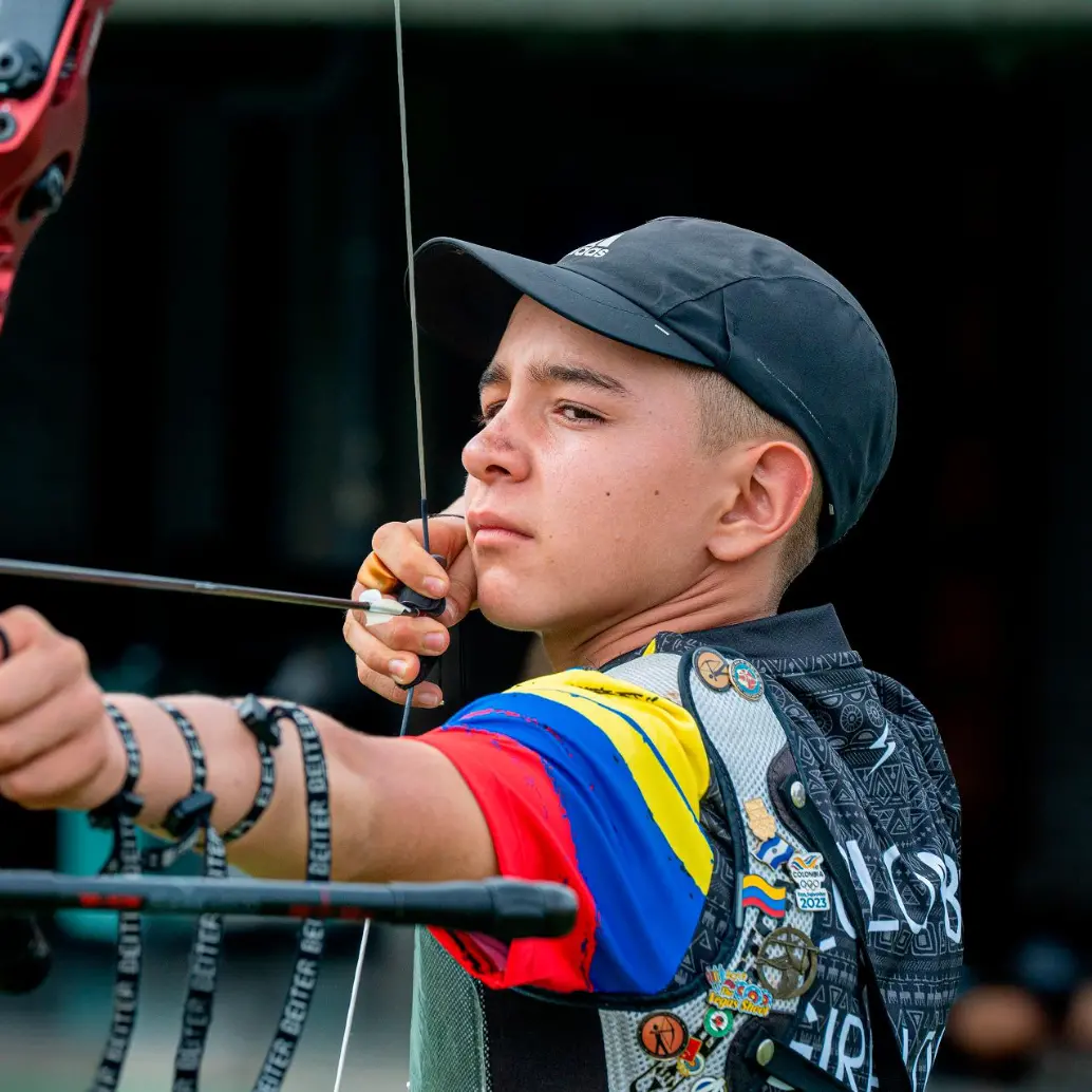 Cristóbal Giraldo apunta en este momento hacia el podio en los Suramericanos Juveniles en Panamá. Foto: Cortesía 