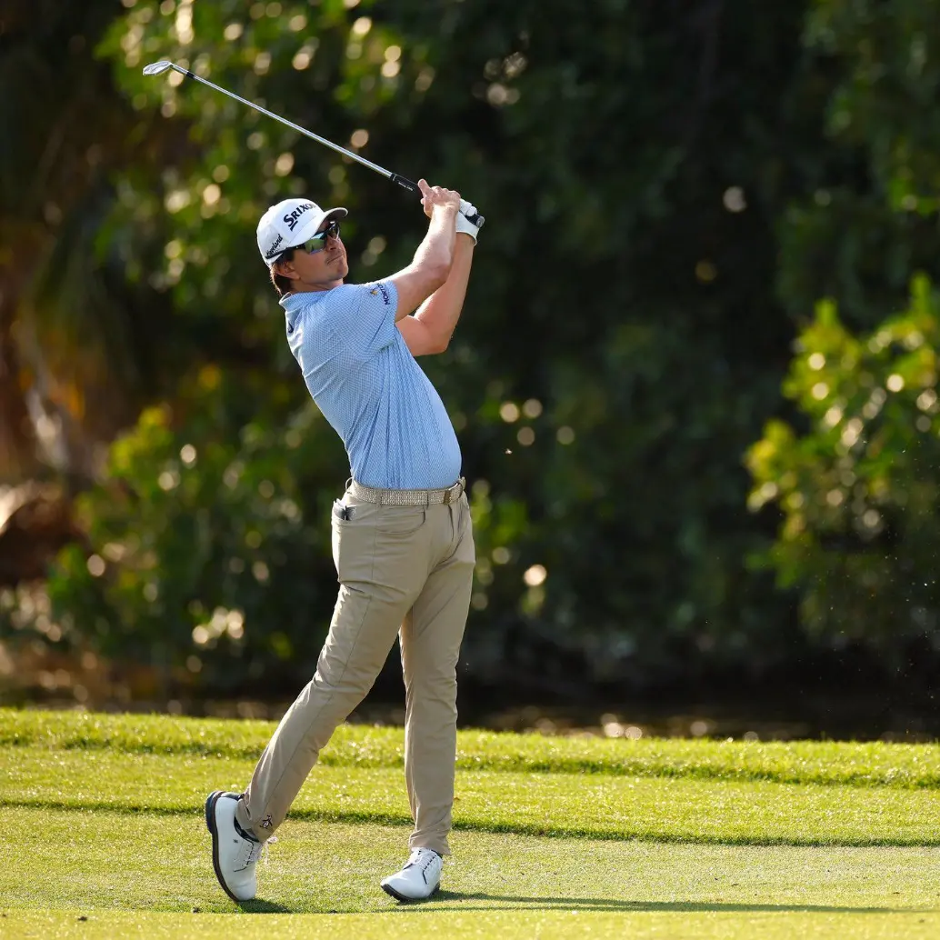 Nicolás Echavarría brilló y se alzó con el título del Cognizant Classic in the Palm Beaches. FOTO @nicolas_ech