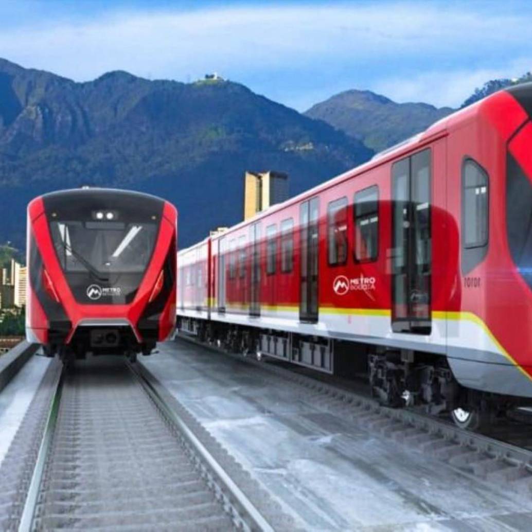 El primer tren del Metro de Bogotá estará en la capital en el mes de septiembre. Foto: Alcaldía de Bogotá