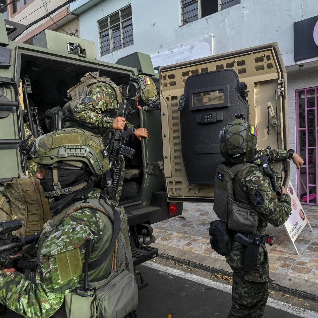 Militares colombianos en patrullajes rutinarios. Foto: AFP
