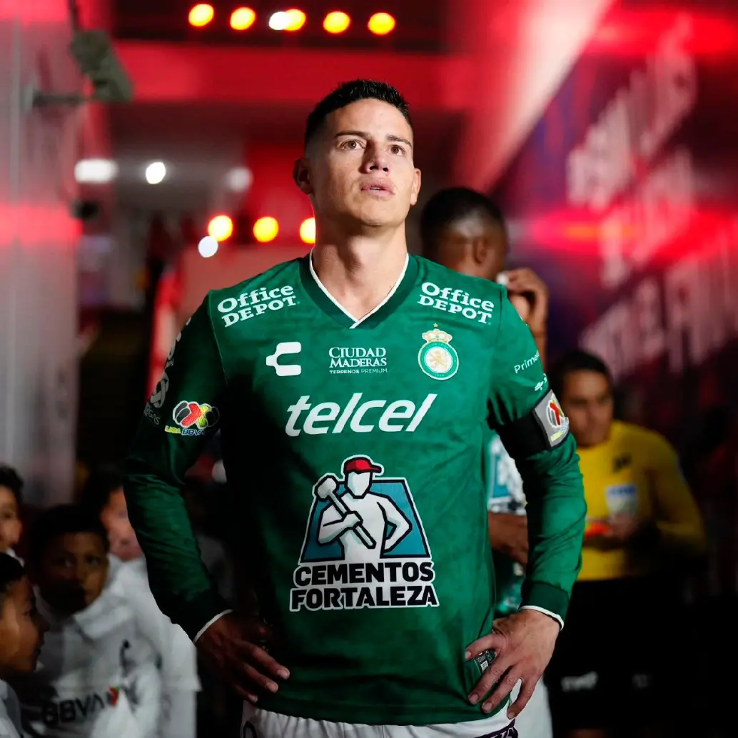 James Rodríguez fue uno de los grandes refuerzos del León para competir en el Mundial de Clubes. FOTO: X-LEÓN