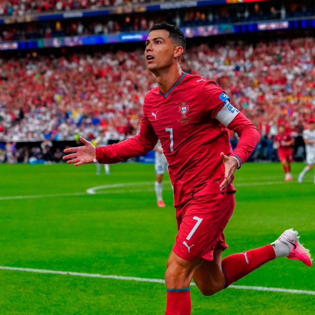 Cristiano Ronaldo, la gran figura de su equipo en el triunfo contra Uzbekistán. Foto: X-GETTY