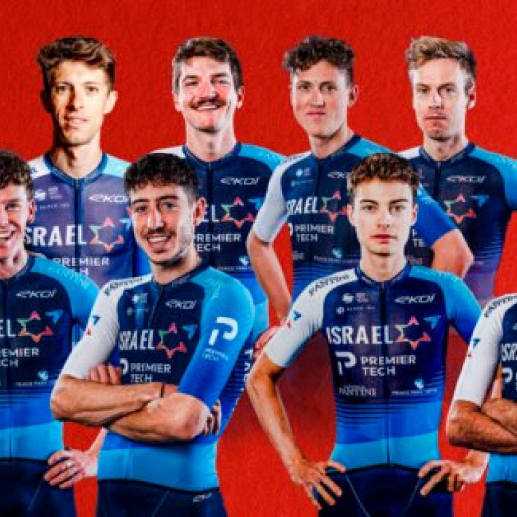 Este son los ciclistas que representan al Israel en la Vuelta. FOTO X-ISRAEL