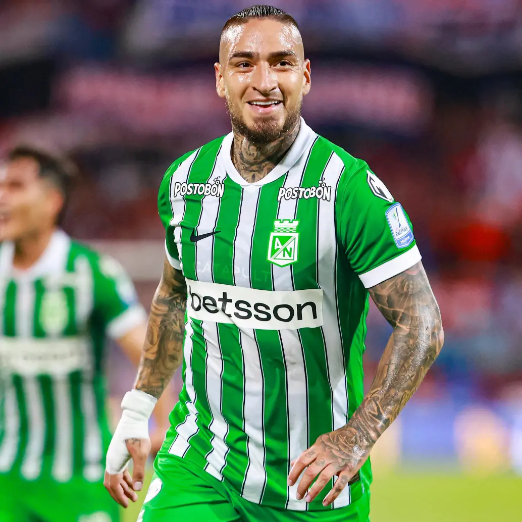 Cristian “Chicho” Arango aún no ha podido encontrar el nivel por el que llegó a Nacional. FOTO MANUEL SALDARRIAGA