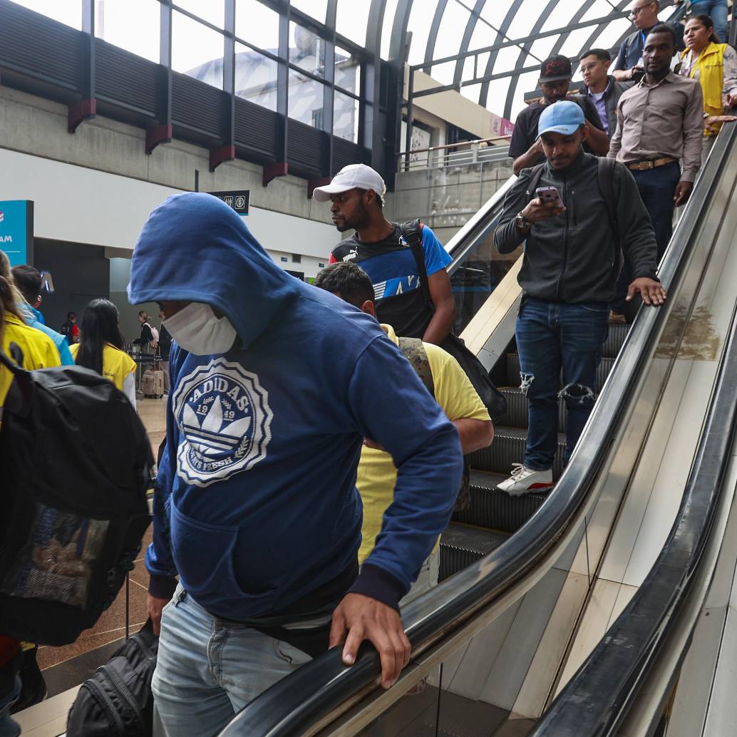 El aeropuerto de Rionegro, José María Córdova, es uno de los principales núcleos receptores de deportados de Panamá. FOTO ARCHIVO: Manuel Saldarriaga Quintero