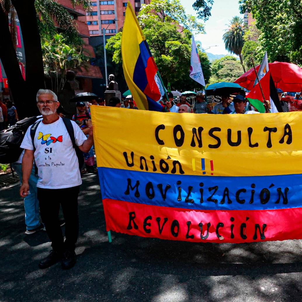 La jornada del miércoles en Medellín estuvo marcada por la poca asistencia y por la relativa calma que imperó. FOTO: Manuel Saldarriaga