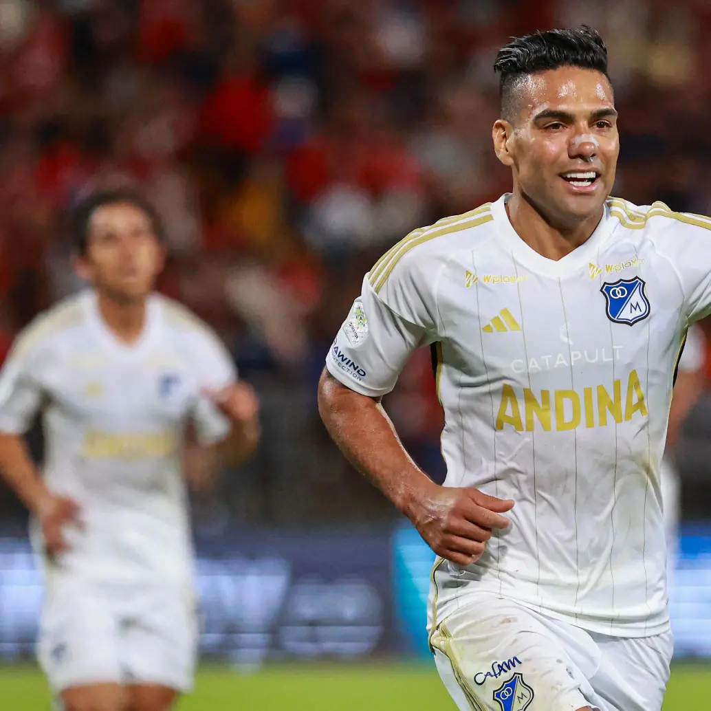 Falcao García, entre los referentes del fútbol colombiano. Su último equipo fue Millonarios. Foto Manuel Saldarriaga