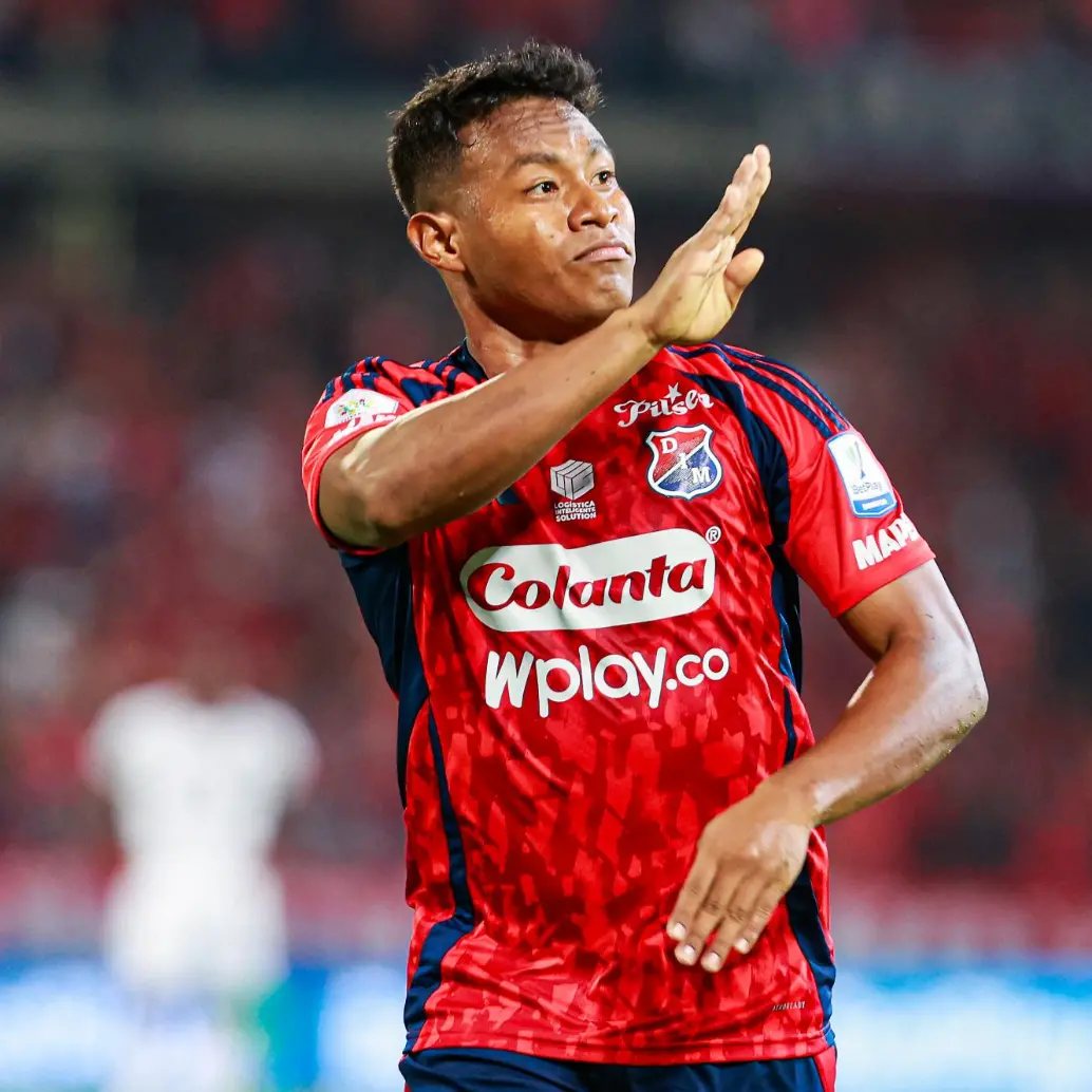 Léider Berrío ha sido una de las figuras del Medellín en los cuadrangulares semifinales de la Liga. Le marcó al Tolima en sus dos enfrentamientos. FOTO: MANUEL SALDARRIAGA
