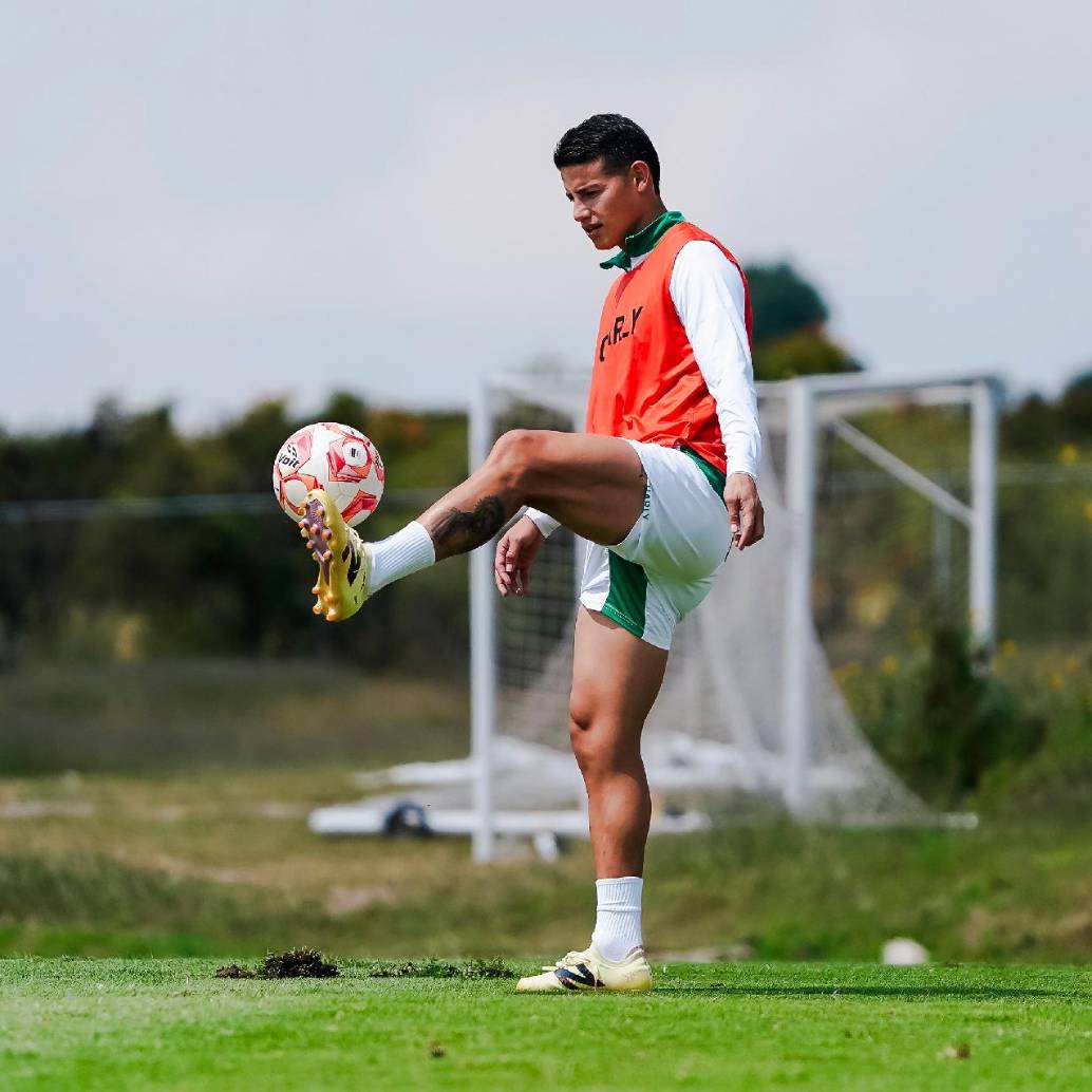James Rodríguez llegó al Club León el pasado 13 de enero y tiene contrato con este equipo hasta diciembre próximo. FOTO X-CLUB LEÓN