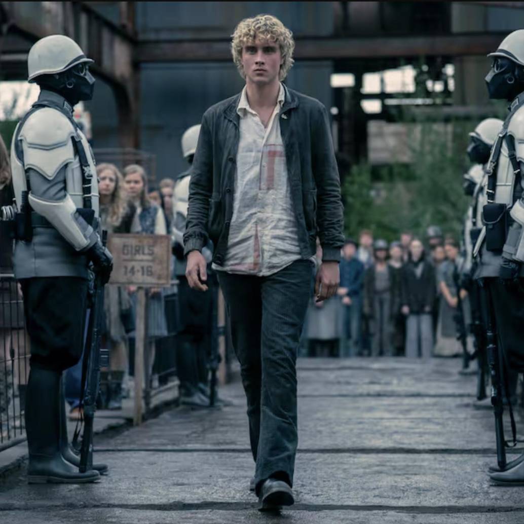 El actor Joseph Zada interpreta al joven Haymitch Abernathy. La película se estrenará el 20 de noviembre. FOTO cortesía