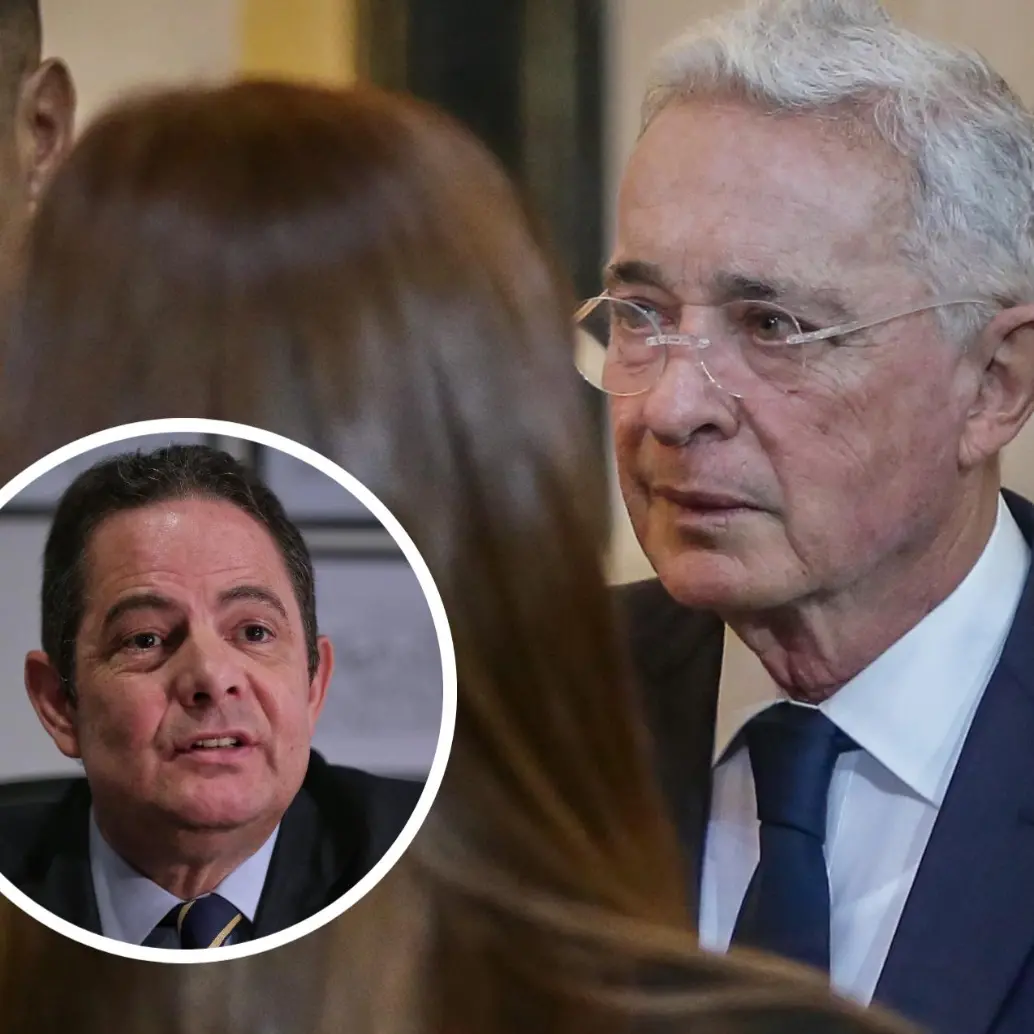 Más allá del protocolo fúnebre, el expresidente Álvaro Uribe Vélez advirtió sobre el vacío político que deja la muerte de Germán Vargas Lleras. FOTO: Camilo Suárez y Colprensa