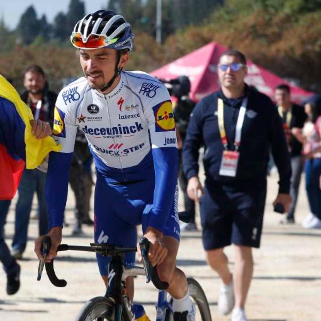 En las cuatro ediciones que se han desarrollado del Tour Colombia, la competencia ha contado con grandes figuras del ciclismo mundial como el francés Julian Alaphilippe. FOTO: Manuel Saldarriaga