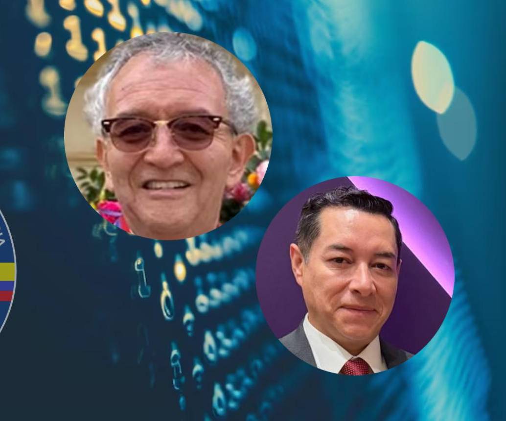 Jorge Lemus, exdirector de la DNI, y el periodista Enrique Tapias. Fotos: cortesía