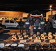 Materiales explosivos incautados en Ecuador. Foto: cortesía Policía de Ecuador