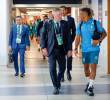 Carlo Ancelotti y Danilo, un jugador llamado a ser uno de los principales revulsivos de Brasil. FOTO: <b>X CBF_Futebol</b>