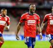 El futbolista caucano Ménder García, de 26 años, es uno de los jugadores del cuadro rojo que terminó contrato con El Poderoso el pasado 30 de junio. FOTO: JAIME PÉREZ
