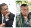 A la izquierda, el presidente Gustavo Petro. A la derecha, alias Calarcá, jefe de las Disidencias. FOTO GETTY e imagen tomada de redes.