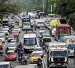 El incumplimiento de la medida de pico y placa se puede sancionar en cualquier municipio del Valle de Aburrá. FOTO: EL COLOMBIANO