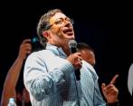 A través de Twitter, Gustavo Petro afirmó que la interceptación fue hecha por el gobierno, que lo desmintió. FOTO ANDRÉS CAMILO SUÁREZ