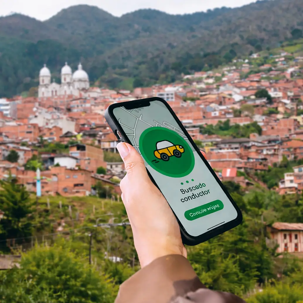 Aplicaciones como Uber avanzan en la convocatoria de conductores en todas las subregiones, según sus características, para que presten servicios en los municipios. FOTO Ilustración El Colombiano