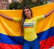 La patinadora antioqueña Sara Muñoz se quedó con el título mundial en los 500 metros + distancia, categoría mayores, en los World Skate Games Asunción 2026, en Paraguay. <span class=mln_uppercase_mln>FOTO</span> <b><span class=mln_uppercase_mln>coc</span></b>