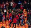 Algunas de las tribunas del Atanasio Girardot, serían cerradas seis fechas por una sanción debido al mal comportamiento de los hinchas en la final ante Santa Fe. FOTO EC