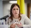 En el debate, aseguró que se ha visto un incremento del reclutamiento de niñas y adolescentes mujeres, “38% el año pasado, y durante este año está subiendo encima del 40%”. Foto: Defensoría del Pueblo.