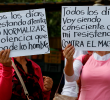Imagen de referencia de una protesta para rechazar los abusos contra las mujeres. FOTO ARCHIVO EL COLOMBIANO.