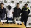 Los tres implicados quedaron a disposición de la Fiscalía General de la Nación. FOTO. Cortesía Policía Meval