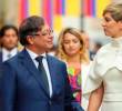 El presidente Gustavo Petro y su exesposa Verónica Alcocer. Foto: Presidencia