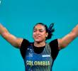 La antioqueña Mari Leivis Sánchez, quien fue medallista de plata en los Juegos Olímpicos París 2024, consiguió dos preseas doradas en levantamiento de pesas, el deporte donde Colombia dominó. <span class=mln_uppercase_mln>FOTO</span> <b><span class=mln_uppercase_mln>bolivarianos</span></b>