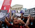 La prohibición del aborto ha desatado varias manifestaciones en todo Estados Unidos. Solo quedan 16 Estados donde aún se permite acceder a este derecho de forma libre. FOTO Efe