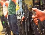 Imagen de referencia sobre el reclutamiento forzado a menores de edad. FOTO: COLPRENSA
