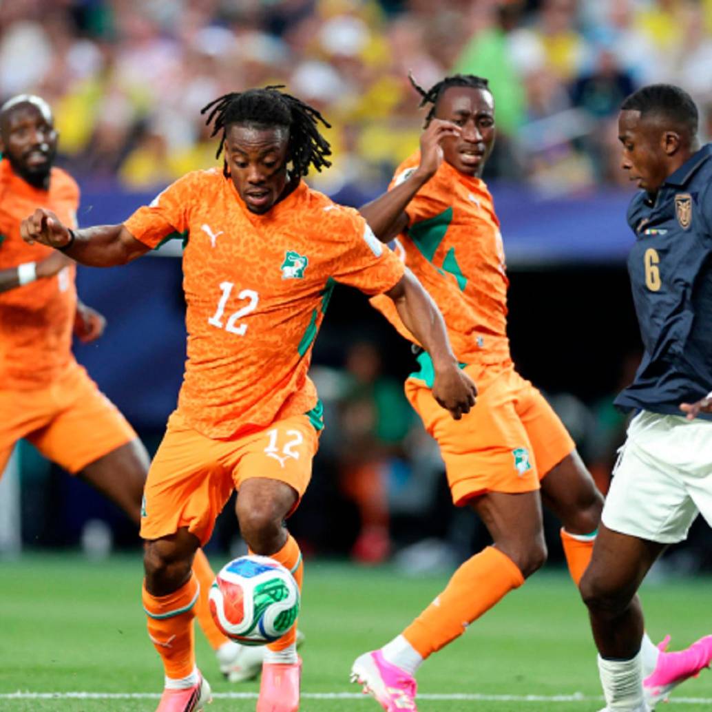 Ausente este sábado contra Alemania por el rechazo de su visado canadiense, el atacante Elye Wahi pone su mirada en el cierre de la fase de grupos, cuando Costa de Marfil enfrente a Curazao el 25 de junio. FOTO AFP