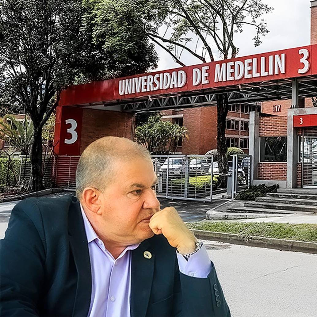 El rector Néstor Raúl Posada fue nombrado en una polémica sesión celebrada en 2024, reunión que hoy revisa la justicia. FOTOS: El Colombiano