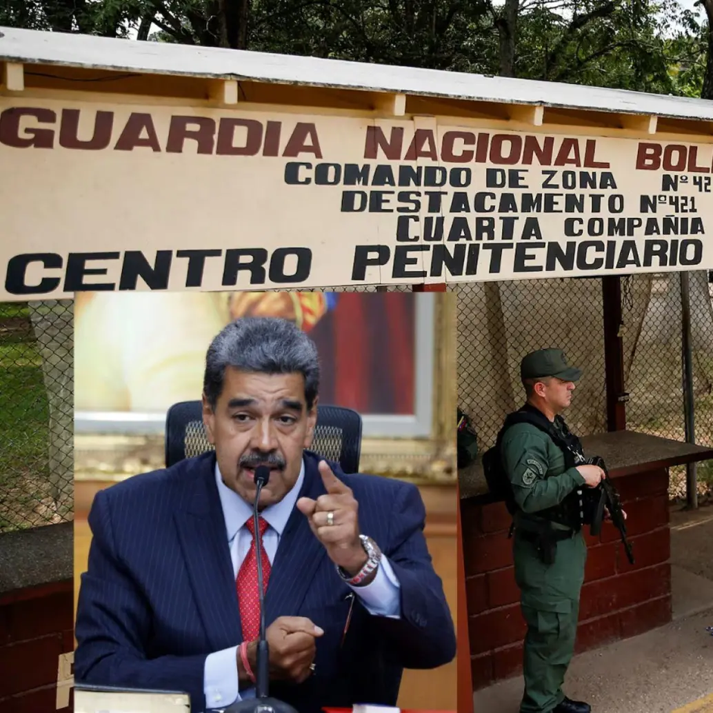 La cárcel de Tocorón era uno de los santuarios del Tren de Aragua, el cual fue intervenido en medio de las tácticas de Maduro para calmar presiones antes de las elecciones celebradas el año pasado. Foto: AFP