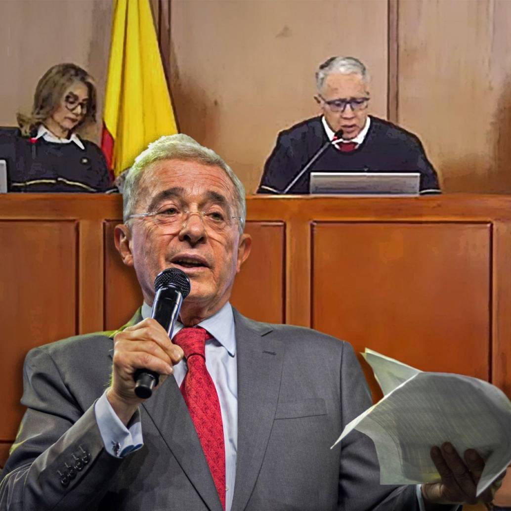 Tribunal Superior absolvió al expresidente Álvaro Uribe Vélez. Foto: Ilustración de EL COLOMBIANO