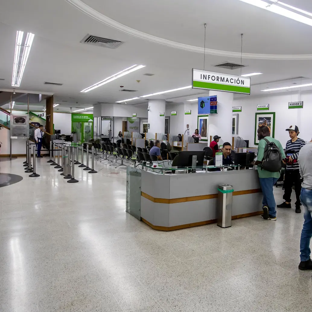 En mayo, los servicios financieros crecieron 10%, según el Indicador de Seguimiento a la Economía del Dane. FOTO EL COLOMBIANO