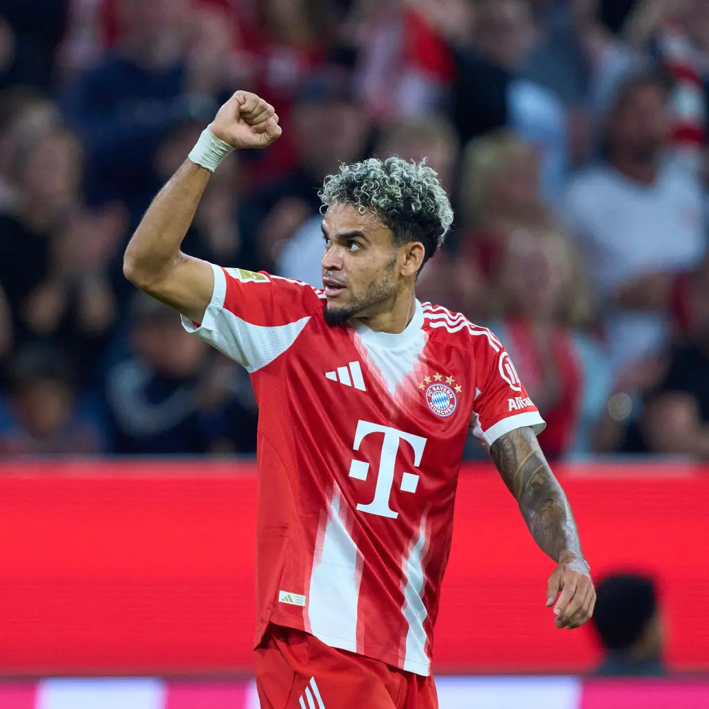 Luis Díaz, figura con el Bayern Munich de Alemania. FOTO: GETTY