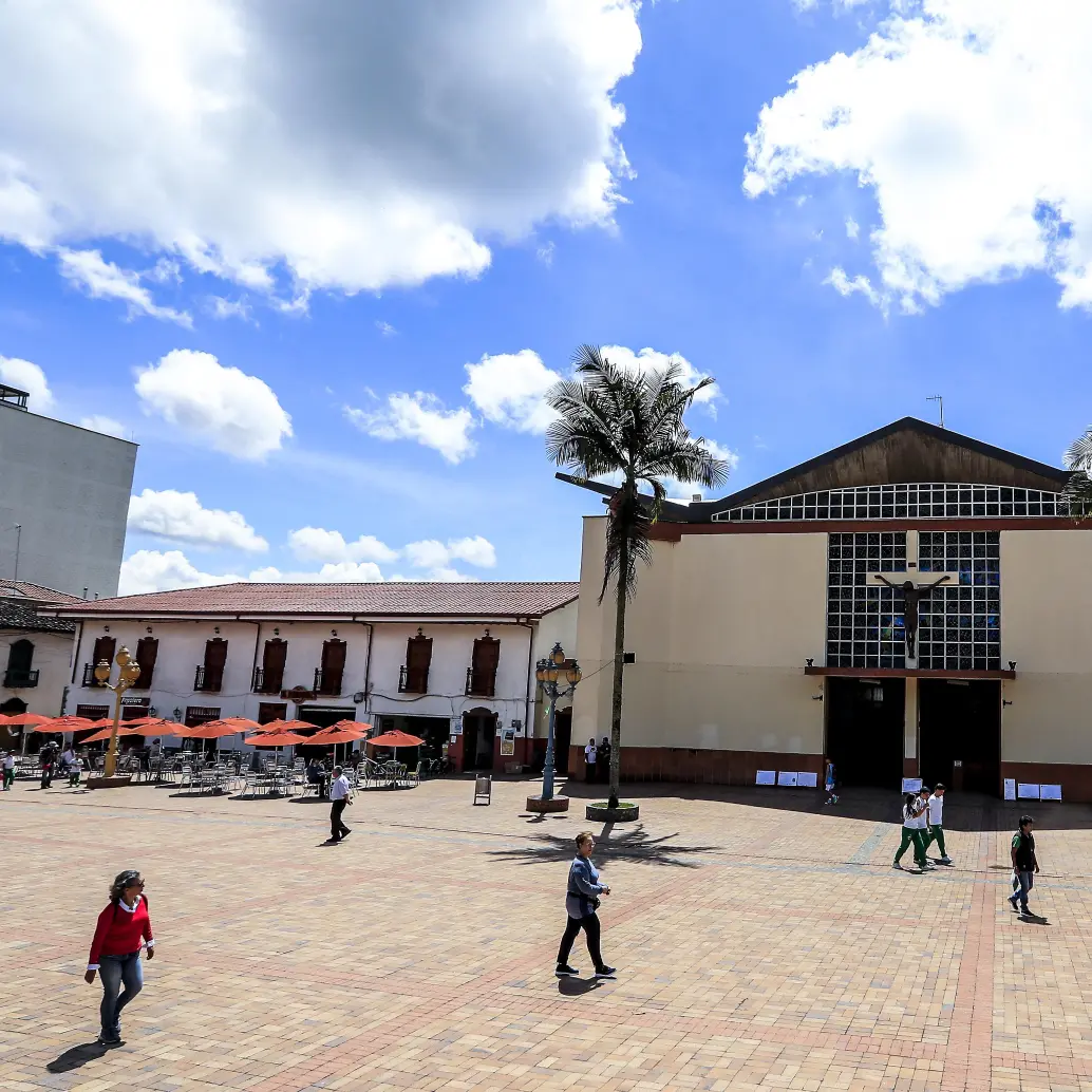Imagen de referencia del parque del Carmen de Viboral. Foto: Jaime Pérez Munévar